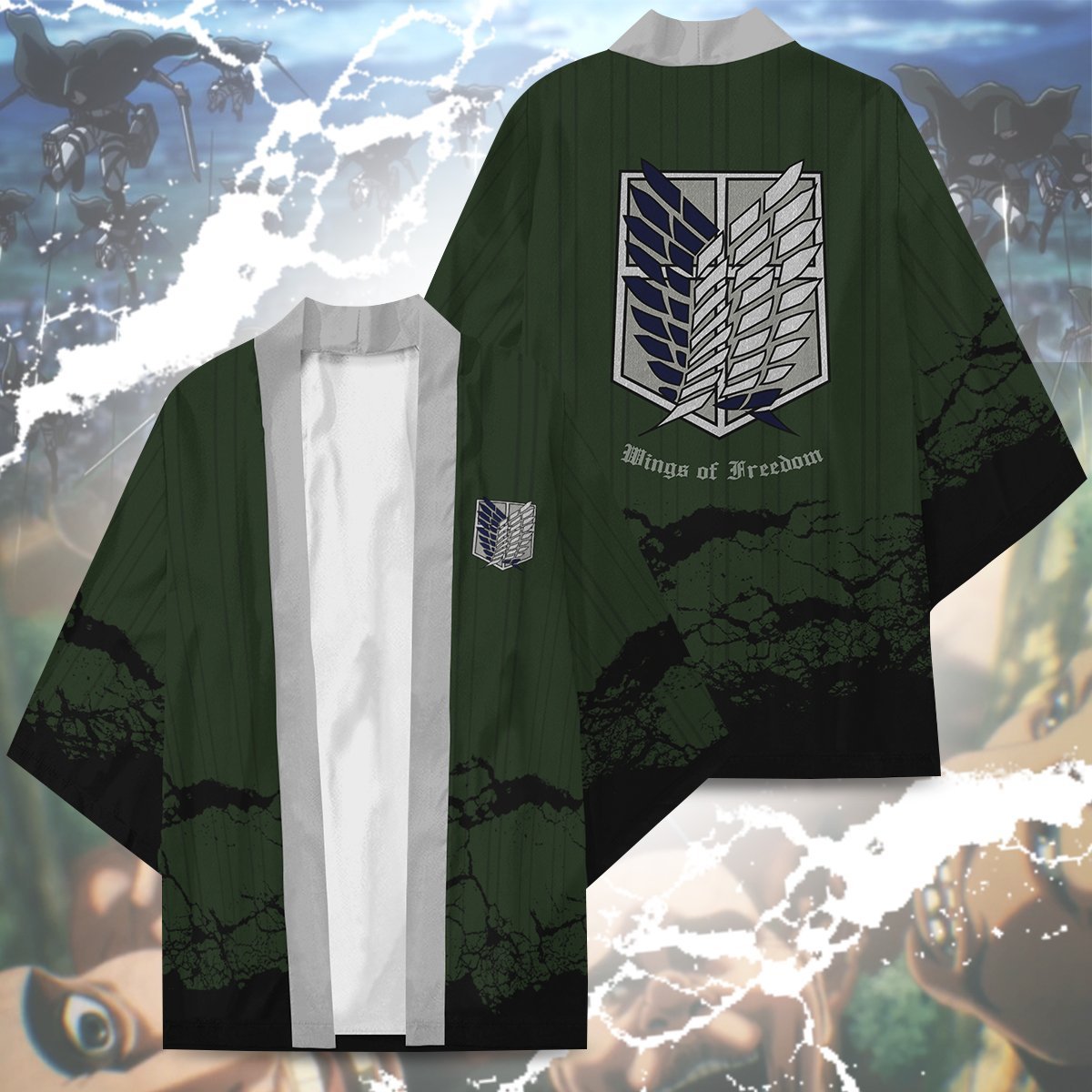 aot recon corps kimono 582551 - Anime Kimono Store