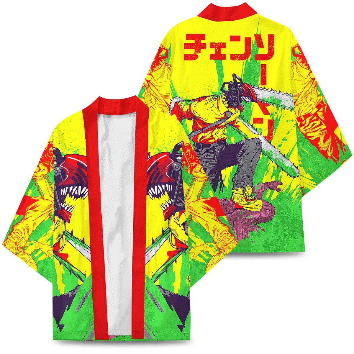 chainsaw man kimono 894389 - Anime Kimono Store