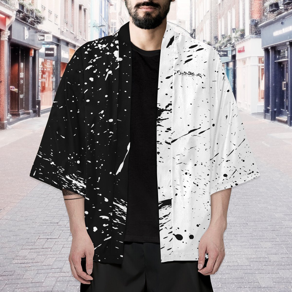 five leaf clover kimono 177936 - Anime Kimono Store