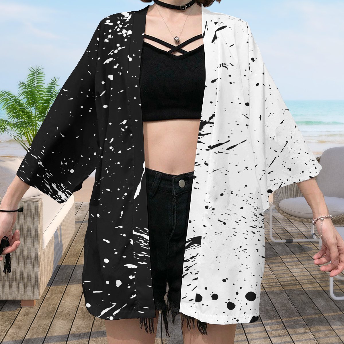 five leaf clover kimono 903792 - Anime Kimono Store