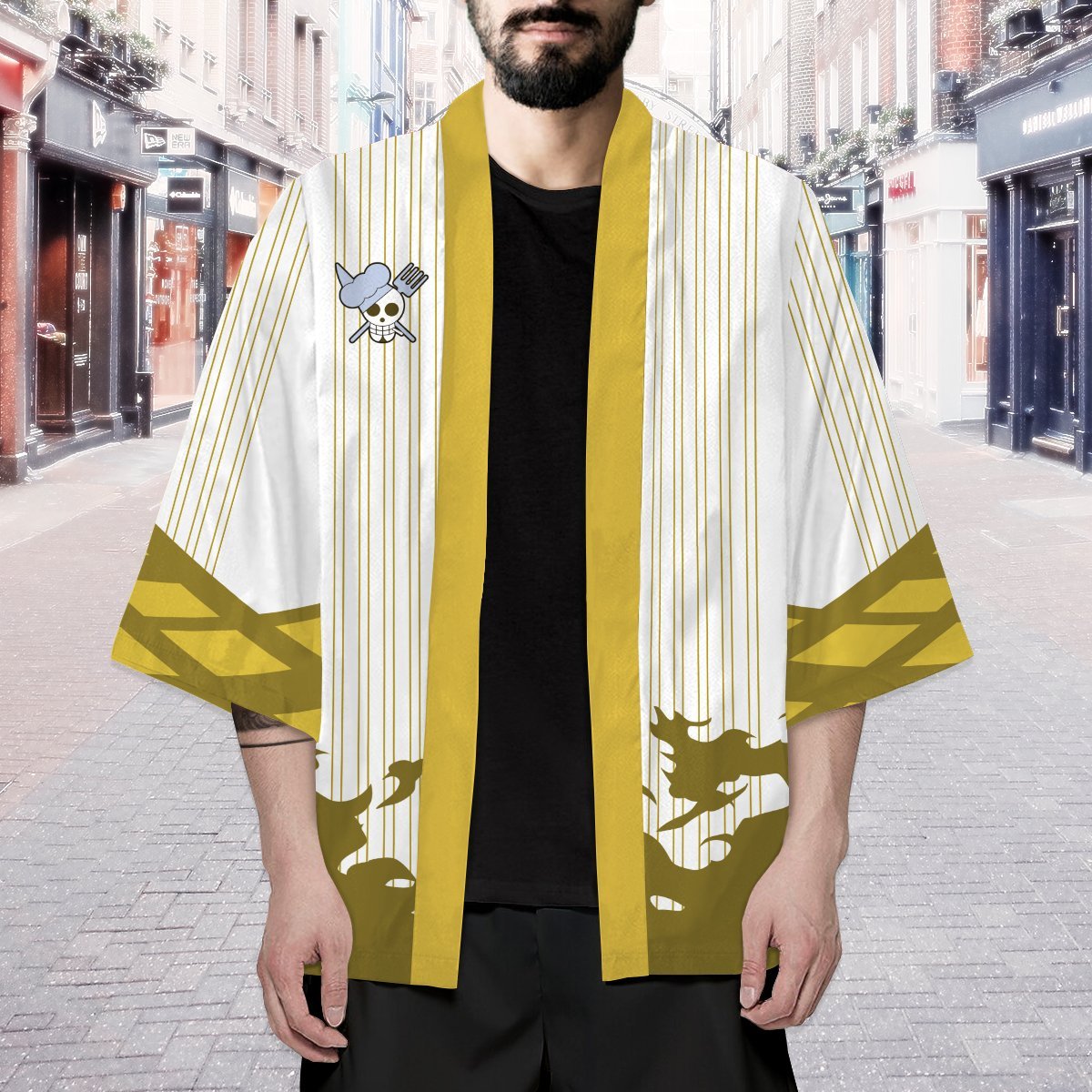 sanji black leg kimono 348224 - Anime Kimono Store