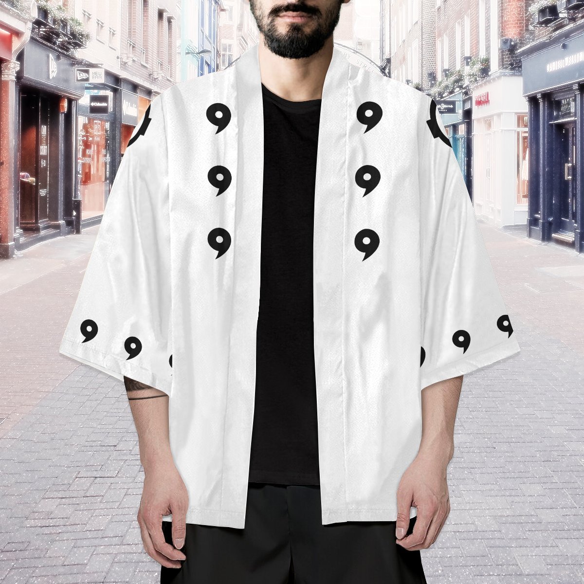 six paths white kimono 326559 - Anime Kimono Store