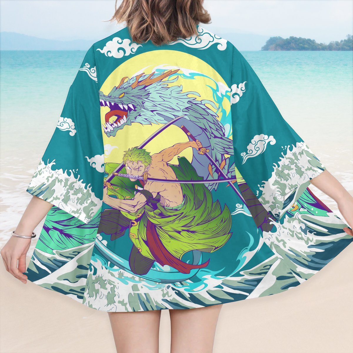 zoro three sword kimono 969567 - Anime Kimono Store