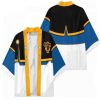 Anime Black Clover Asta Emperor Cosplay Casual Cape Coat Male 3D Digital Print Kimono Thin Robe 1 - Anime Kimono Store