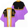 Anime Black Clover Asta Emperor Cosplay Casual Cape Coat Male 3D Digital Print Kimono Thin Robe 4 - Anime Kimono Store