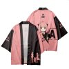 Anime SPY X FAMILY Kimono Cosplay Costume Anya Forger Kimono Haori Cloak Harajuku Tops Bathrobe Halloween 4 - Anime Kimono Store