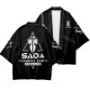 Sword Art Online Kirigaya Kazuto Kimono Cosplay Shirt 3D Print Japan Samurai Cardigan Women Men Haori 1 - Anime Kimono Store